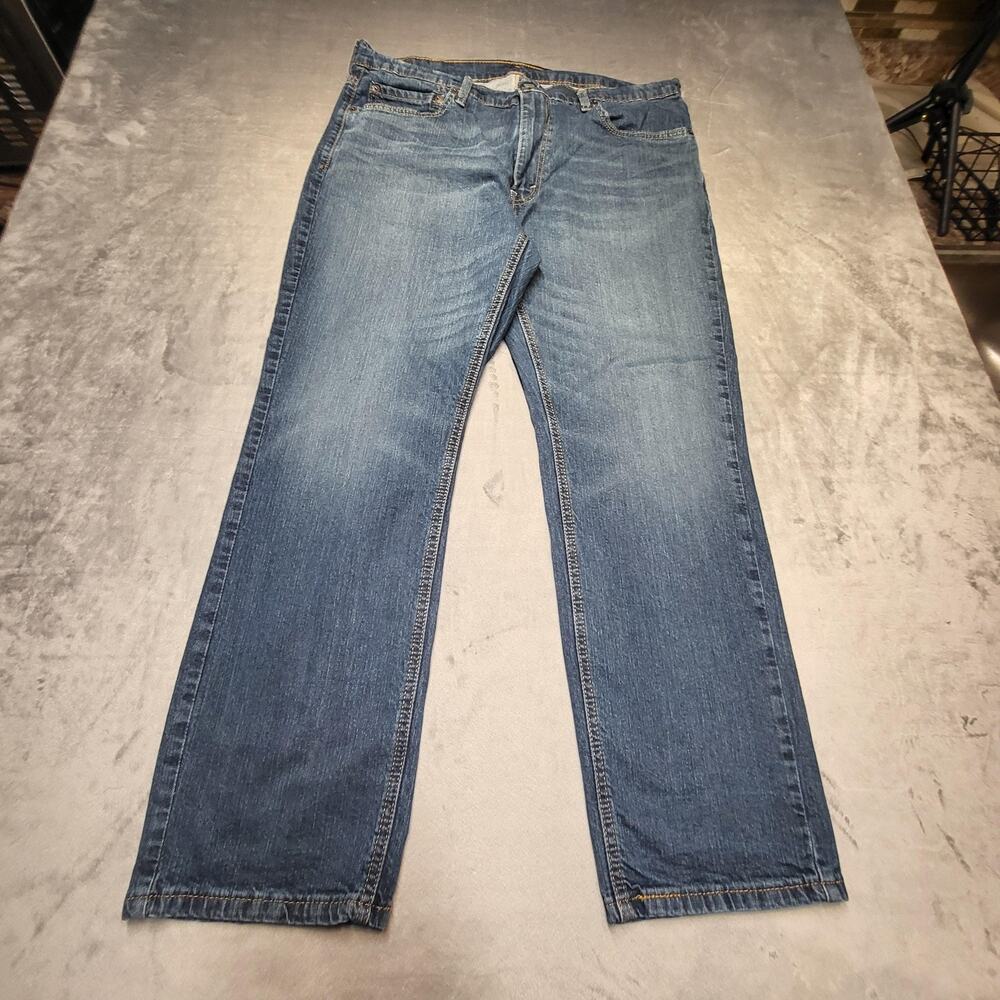 Levi's 541 Jeans Mens 38x29 Blue Athletic Fit Stretch Denim Straight Leg Pants